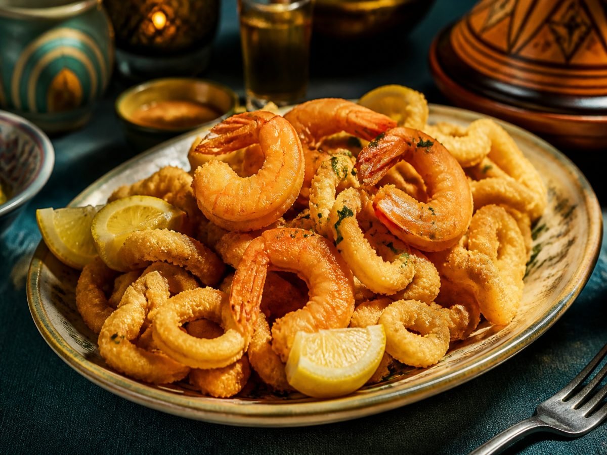 Fried shrimp and calamari | Star Fish Hajjoub