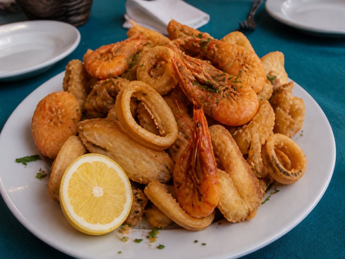 Mixed fried platter | Star Fish Hajjoub