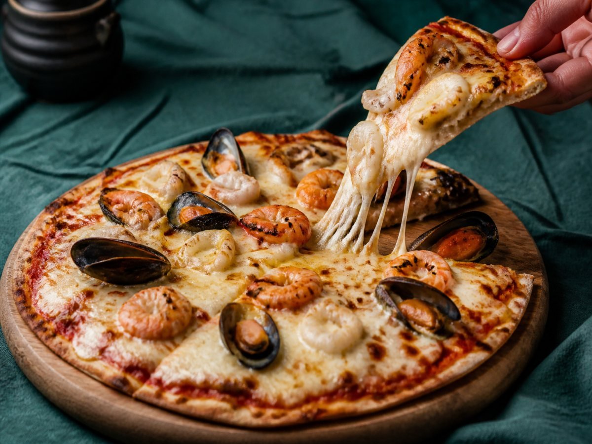 Seafood pizza | Star Fish Hajjoub