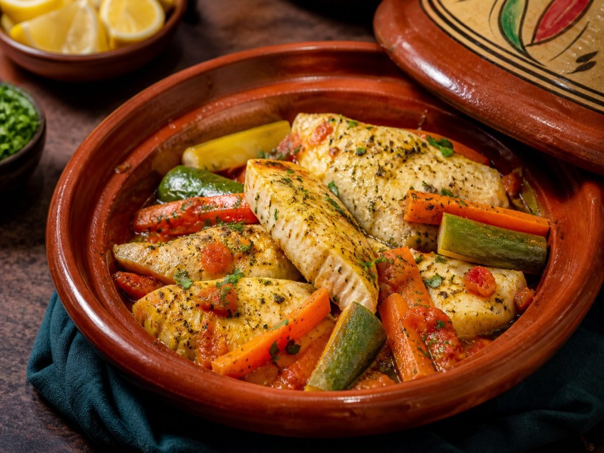 Fish and vegetable tagine | Star Fish Hajjoub